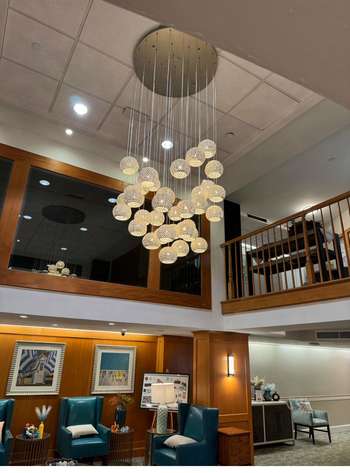 Senior Living - Entry Chandelier project by Ability Services