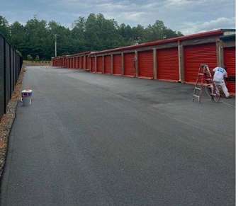 Self-Storage - Door Painting project by Ability Services